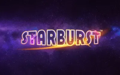 Starburst by NetEnt with its purple space background